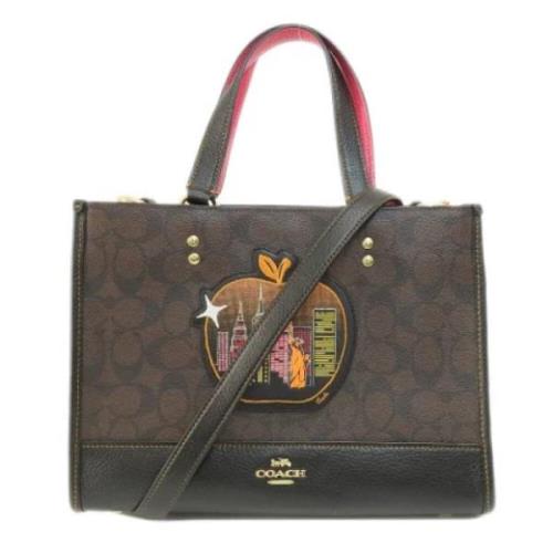 Pre-owned Plastic handbags Coach Pre-owned , Brown , Dames