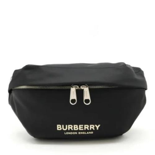 Pre-owned Leather pouches Burberry Vintage , Black , Dames