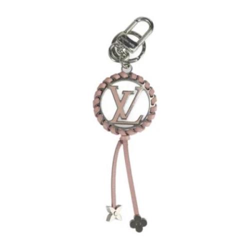 Pre-owned Leather key-holders Louis Vuitton Vintage , Pink , Dames