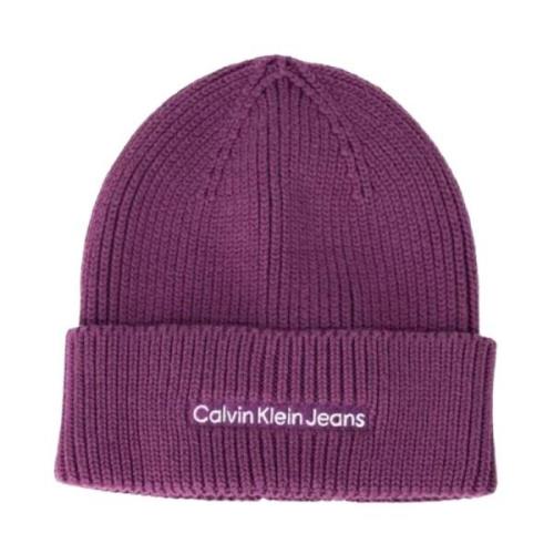 Stijlvolle Beanie Hoed voor Mannen Calvin Klein , Pink , Heren