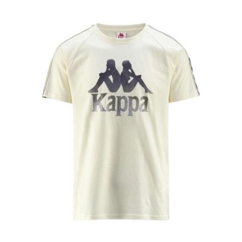 Korte Mouw T-shirt Kappa , Beige , Heren