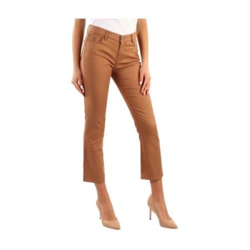 Stijlvolle Herenbroek Trussardi , Brown , Dames