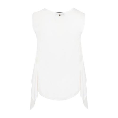 Sleeveless Tops Trussardi , White , Dames