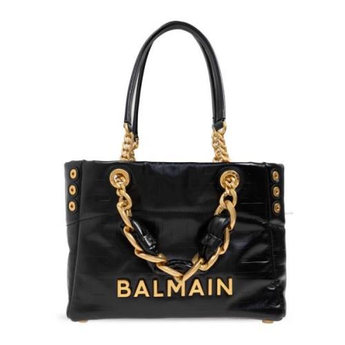 Tas 1945 Kleine type Shopper Balmain , Black , Dames