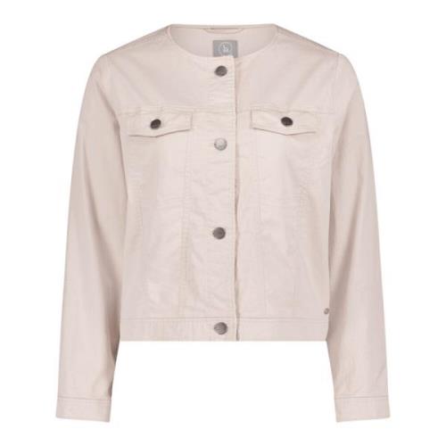 Denimjack met lange mouwen Betty & Co , Beige , Dames