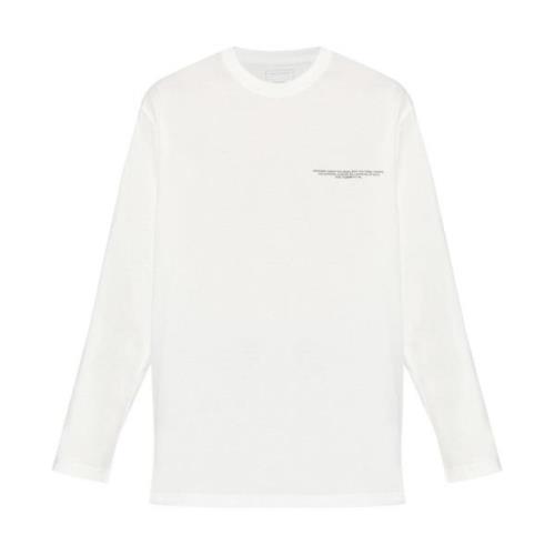 Wit Langarm T-shirt Y-3 , White , Heren