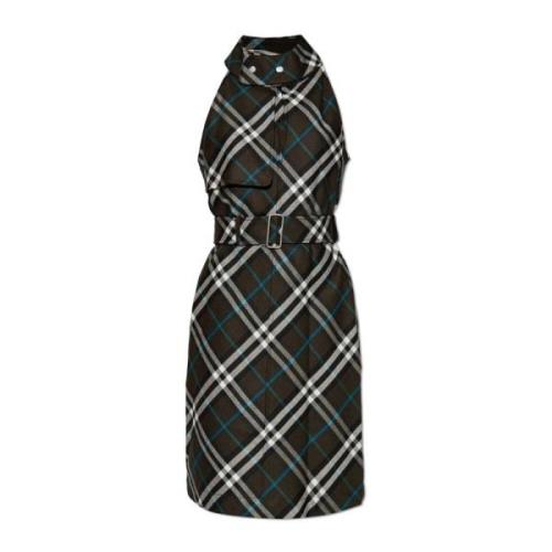 Jurk met ruitpatroon Burberry , Multicolor , Dames