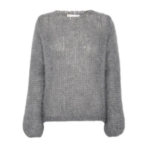 Granite Melange Gebreide Trui InWear , Gray , Dames