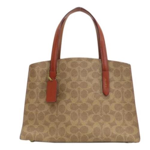 Pre-owned Plastic totes Coach Pre-owned , Beige , Dames