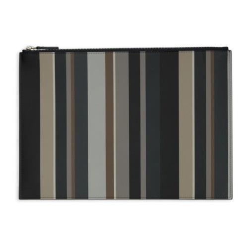 Multicolor Streep Leren Pouch Gallo , Multicolor , Dames