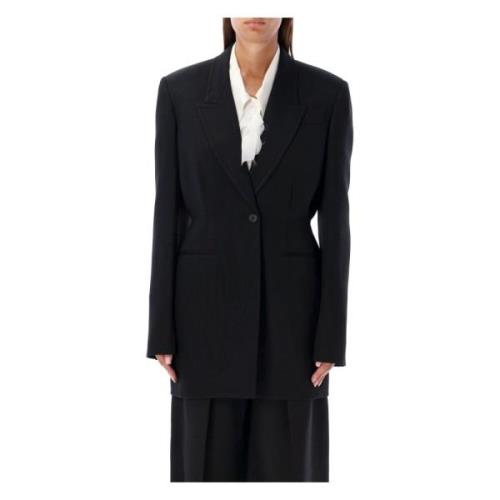 Stijlvolle Beckett Blazer Zwart Khaite , Black , Dames