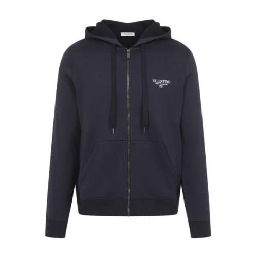 Blauwe Sweatshirt Aw24 Herenmode Valentino , Blue , Heren