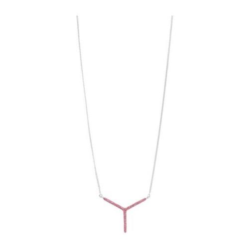 Roze & Paarse Statement Ketting Y/Project , Pink , Dames