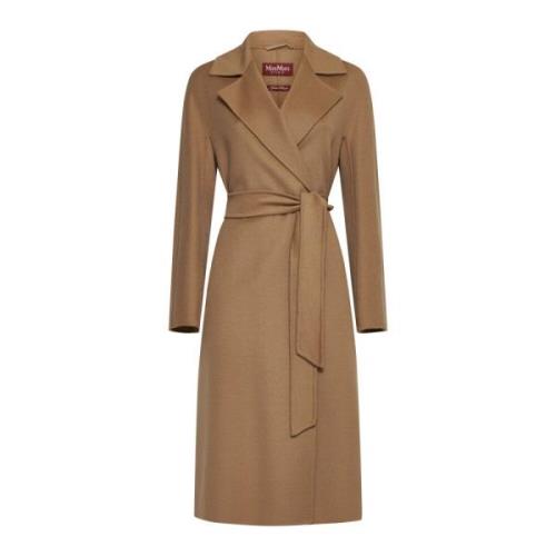 Kameeljas met Inkeping Revers Max Mara Studio , Brown , Dames