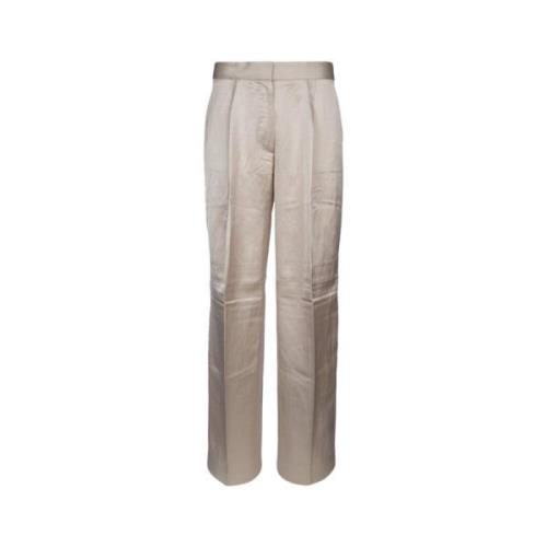 Wide Trousers Calvin Klein , Gray , Dames