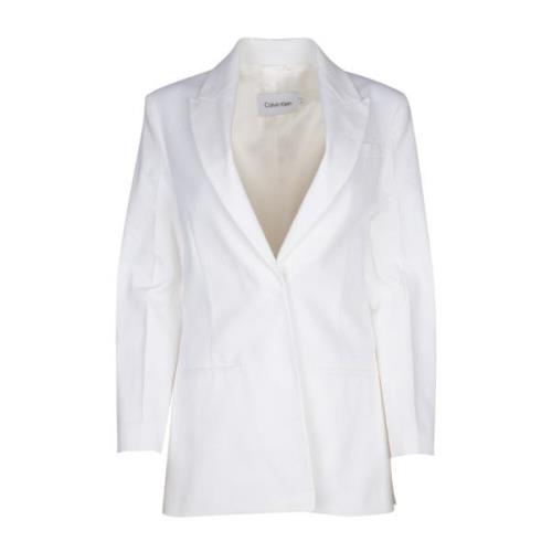 Stijlvolle Jas Calvin Klein , White , Dames