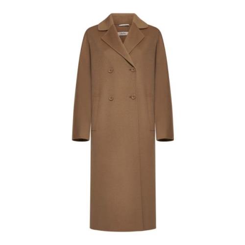 Kameel Wol Dubbel-Borst Jas Max Mara , Brown , Dames