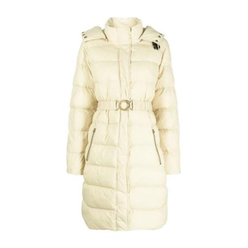 Down Coats Pinko , Beige , Dames