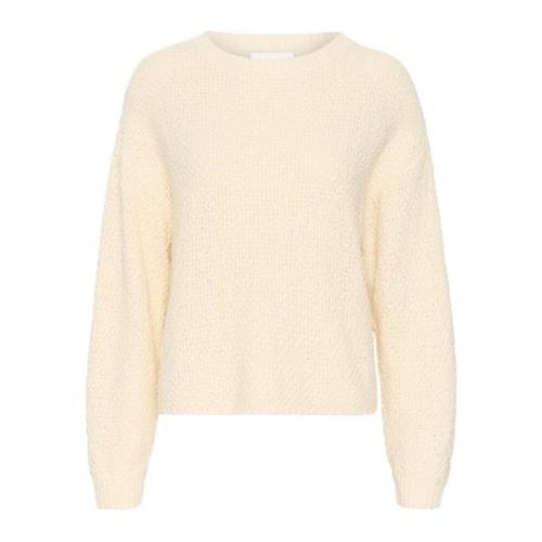 Gebreide Pullover Antique White My Essential Wardrobe , White , Dames