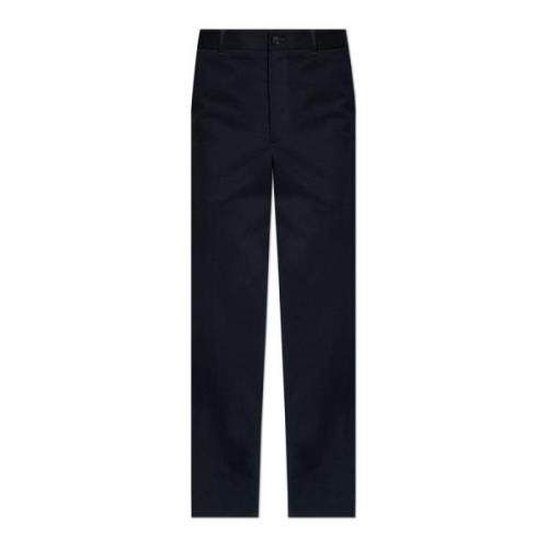 Katoenen broek Giorgio Armani , Blue , Heren