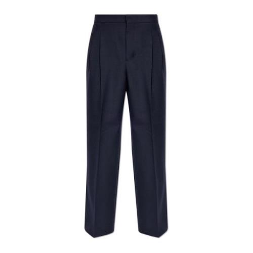 Geplooide broek Ami Paris , Blue , Heren