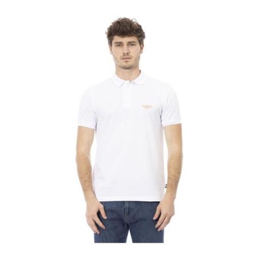 Trend Polo Shirt met Logo Baldinini , White , Heren