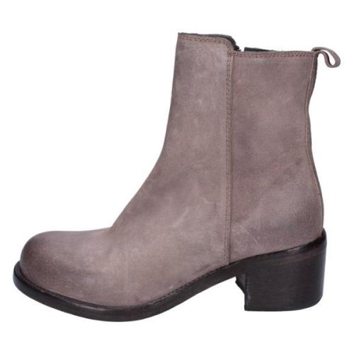 Suede Enkellaarzen voor vrouwen Moma , Gray , Dames