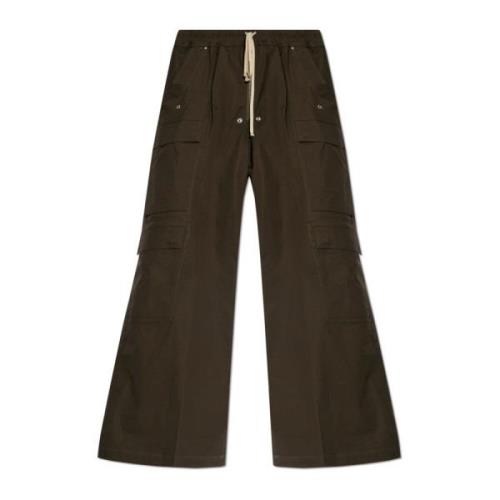 Broek Stof Rick Owens , Brown , Heren