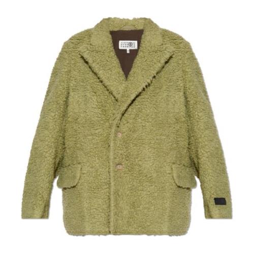 Jas met logo MM6 Maison Margiela , Green , Dames