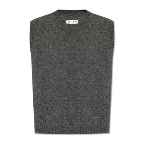 Wollen vest Maison Margiela , Gray , Heren