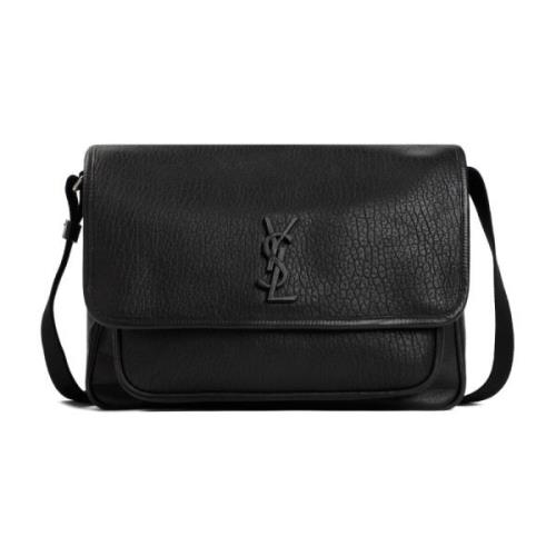 Niki Messenger Tas Saint Laurent , Black , Heren