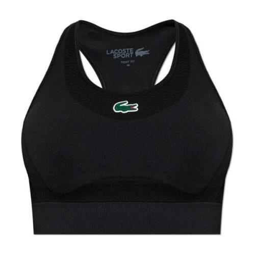 Top met gewatteerde cups Lacoste , Black , Dames