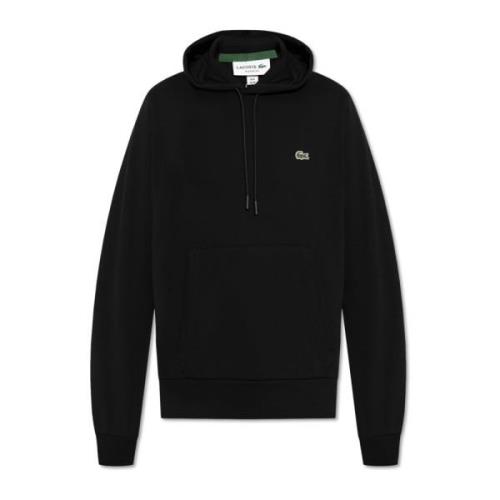 Hoodie Lacoste , Black , Heren