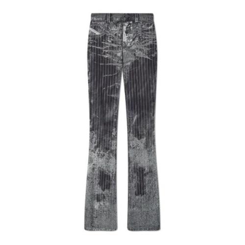 Broek met P-Retty print Diesel , Black , Dames