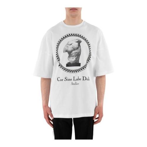 Korte mouw T-shirt voor mannen Corsinelabedoli , White , Heren