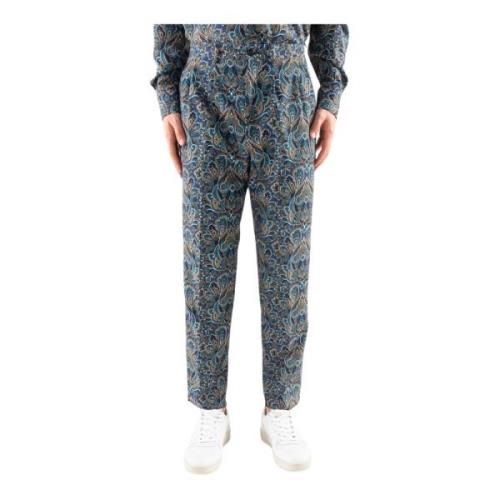 Paisley Print Suit Trousers Corsinelabedoli , Multicolor , Heren