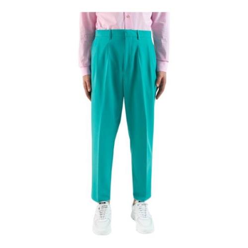 Elegant Suit Trousers Pantalone Corsinelabedoli , Green , Heren