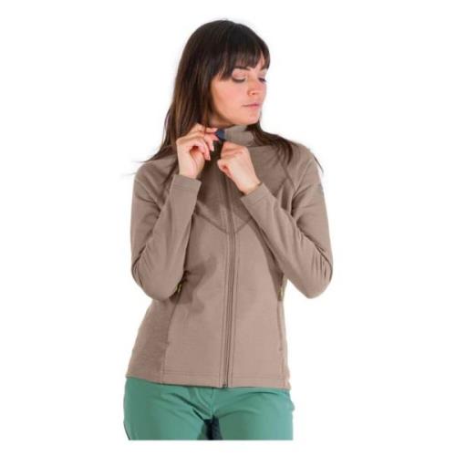 Fusine Fleece Jas DKB , Beige , Dames