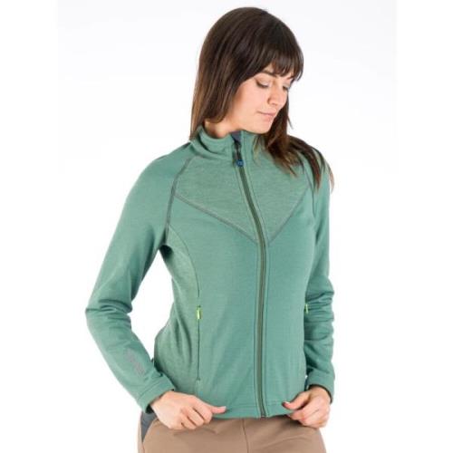 Olijf Fleece Jas DKB , Green , Dames