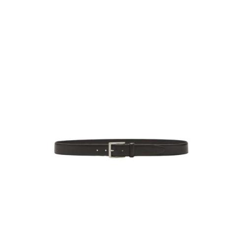 Stockholm Bruin Leren Riem Biagini , Black , Heren