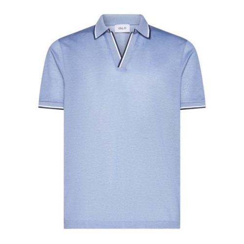 Lichtblauwe T-shirts en Polos D4.0 , Blue , Heren