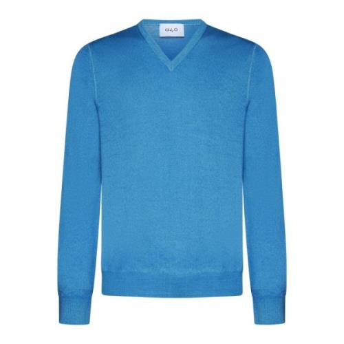 Turquoise Crew-Neck Jumper D4.0 , Blue , Heren