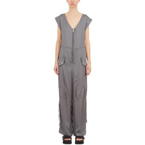 Viscose Jumpsuit Andrea Ya’aqov , Gray , Dames