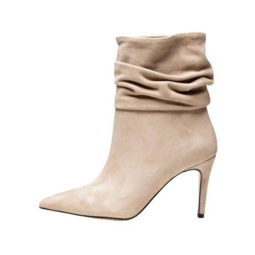 Stijlvolle Laarzen voor Vrouwen Poche Paris , Beige , Dames