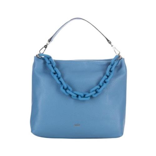 Chique Tote Bag Poche Paris , Blue , Dames