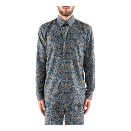 Casual Paisley Overhemd Corsinelabedoli , Multicolor , Heren