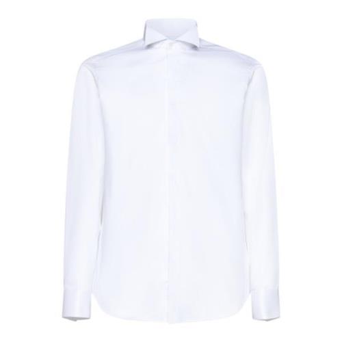 Witte Overhemden voor Mannen D4.0 , White , Heren