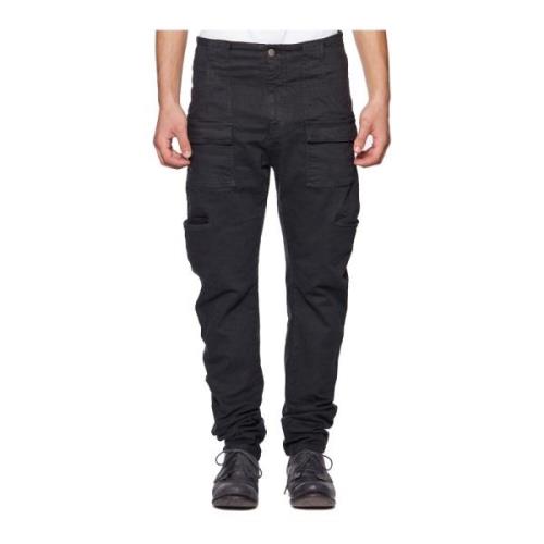 Katoenen Multipocket Broek Andrea Ya’aqov , Black , Heren