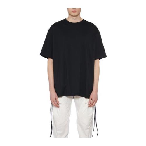 Oversized Katoenen T-shirt Andrea Ya’aqov , Black , Heren