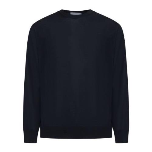 Blauwe Sweaters voor Mannen D4.0 , Blue , Heren